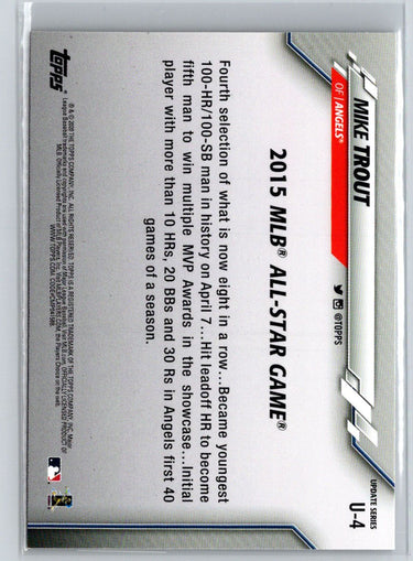 2020 Topps Update #U-4 Mike Trout Q12