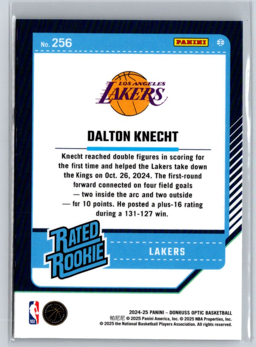 2024-25 Donruss Optic #256 Dalton Knecht Q12