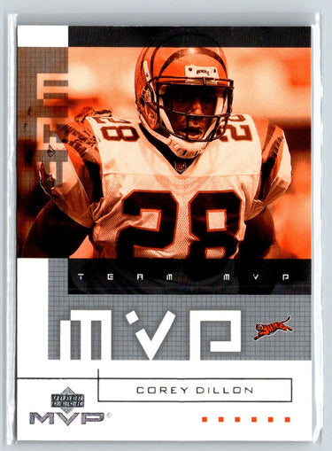 2002 Upper Deck MVP #TM-3 Corey Dillon Team MVP Q13