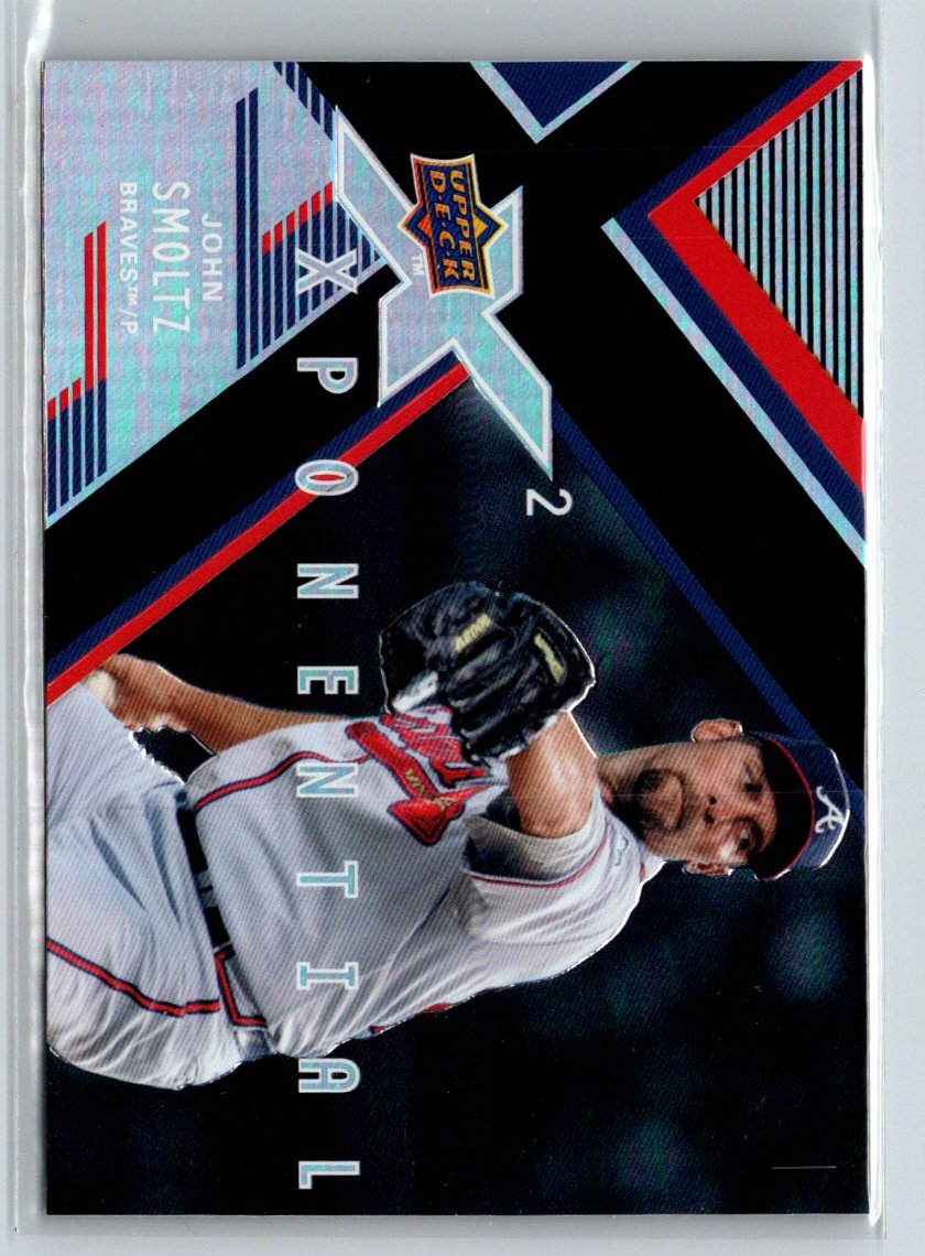 2008 Upper Deck X #X2-JS John Smoltz Xponential 2 Q13