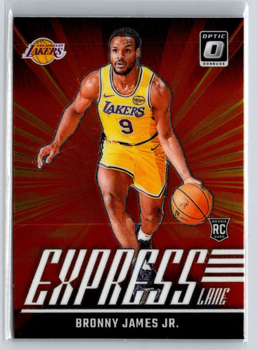 2024-25 Donruss Optic #4 Bronny James Jr. Express Lane Q13