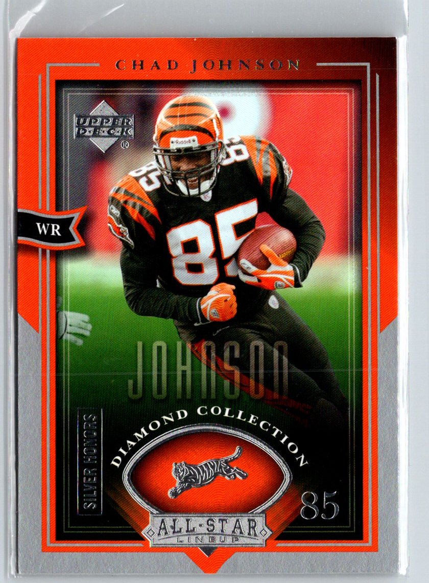 2004 UD Diamond Collection All-Star Lineup #11 Chad Johnson Silver-Honors Q14