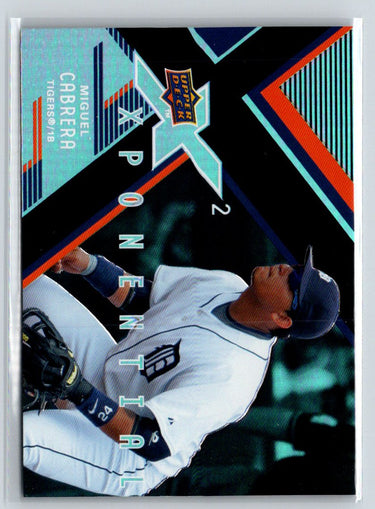 2008 Upper Deck X #X2-MC Miguel Cabrera Xponential 2 Q14