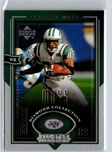 2004 UD Diamond Collection All-Star Lineup #43 Santana Moss Silver-Honors Q15