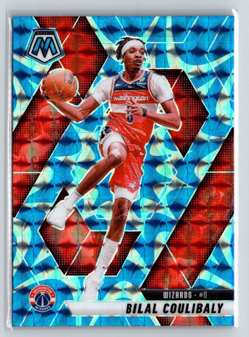 2024-25 Panini Mosaic #29 Bilal Coulibaly Reactive Blue Mosaic Q15