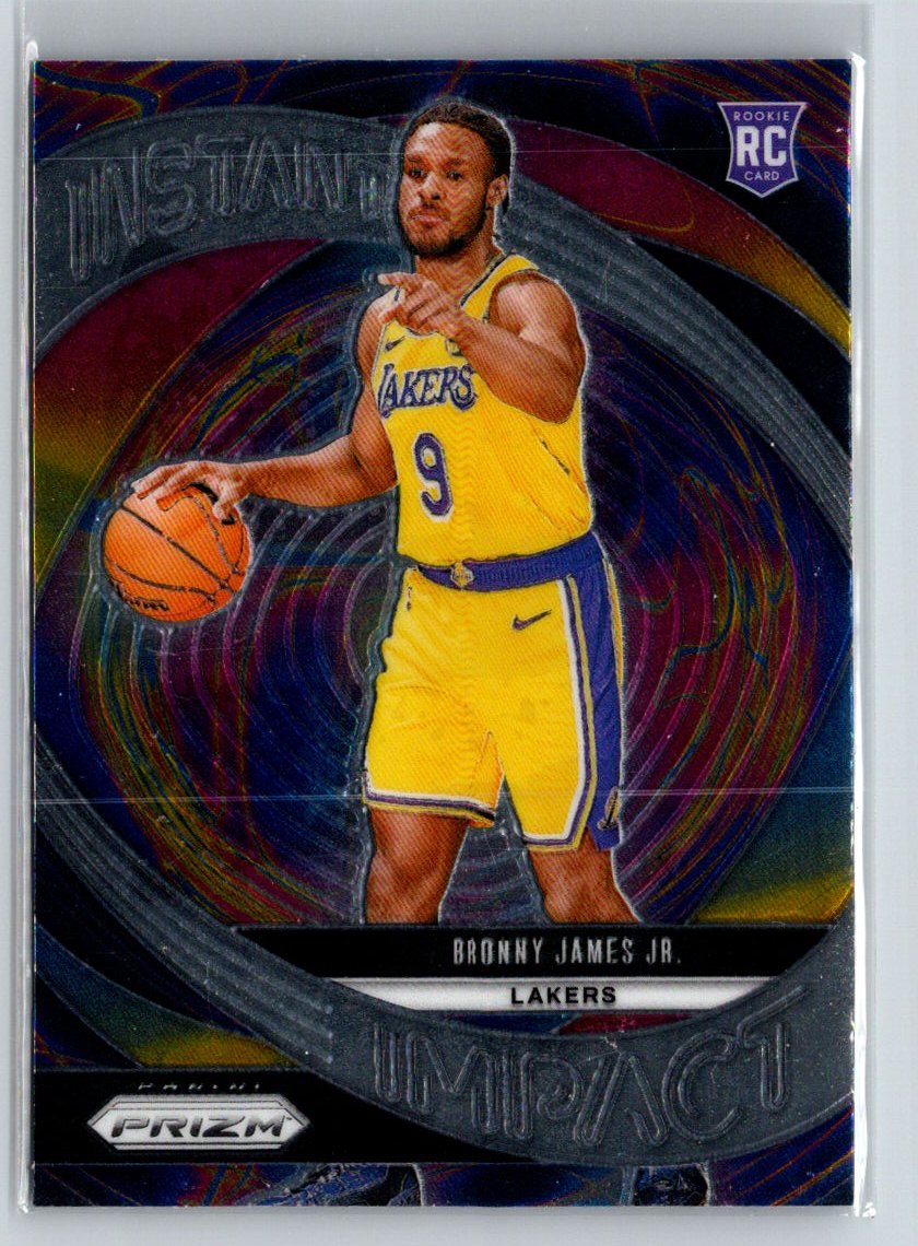 2024-25 Panini Prizm #7 Bronny James Jr. Instant Impact Q16