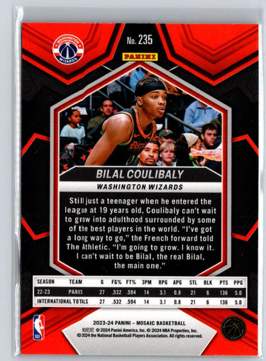 2023-24 Panini Mosaic #235 Bilal Coulibaly Q16