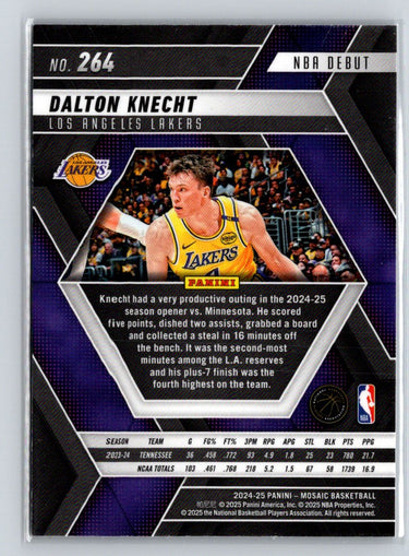 2024-25 Panini Mosaic #264 Dalton Knecht Q17