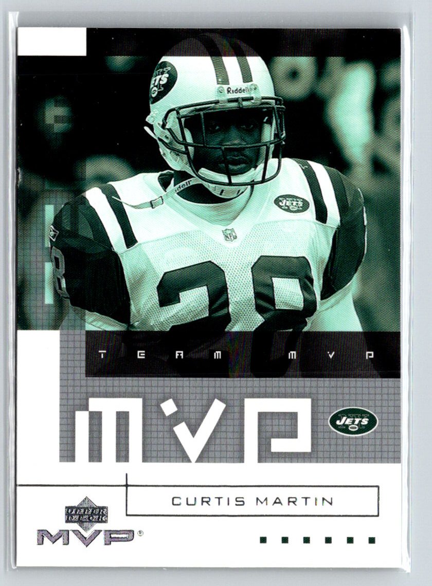 2002 Upper Deck MVP #TM-11 Curtis Martin Team MVP Q18