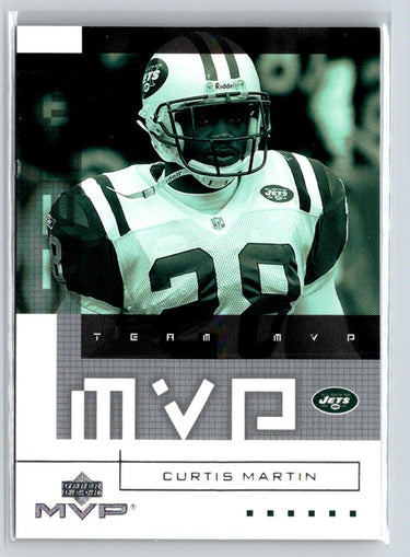 2002 Upper Deck MVP #TM-11 Curtis Martin Team MVP Q18