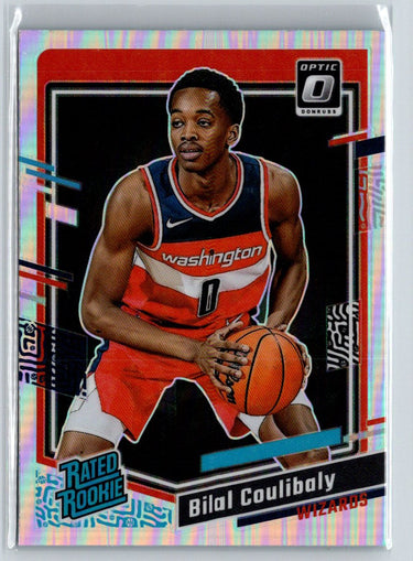 2023-24 Donruss Optic #243 Bilal Coulibaly Silver Holo Q18