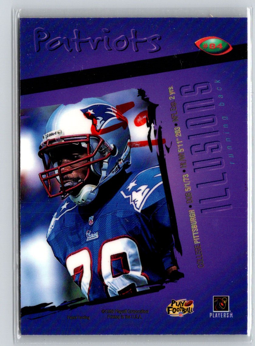 1996 Playoff Illusions #84 Curtis Martin Q20