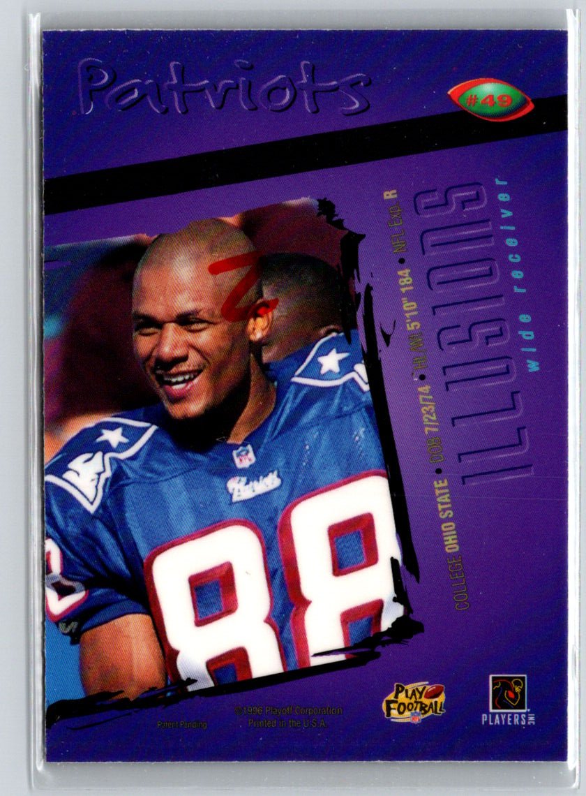 1996 Playoff Illusions #49 Terry Glenn Q20