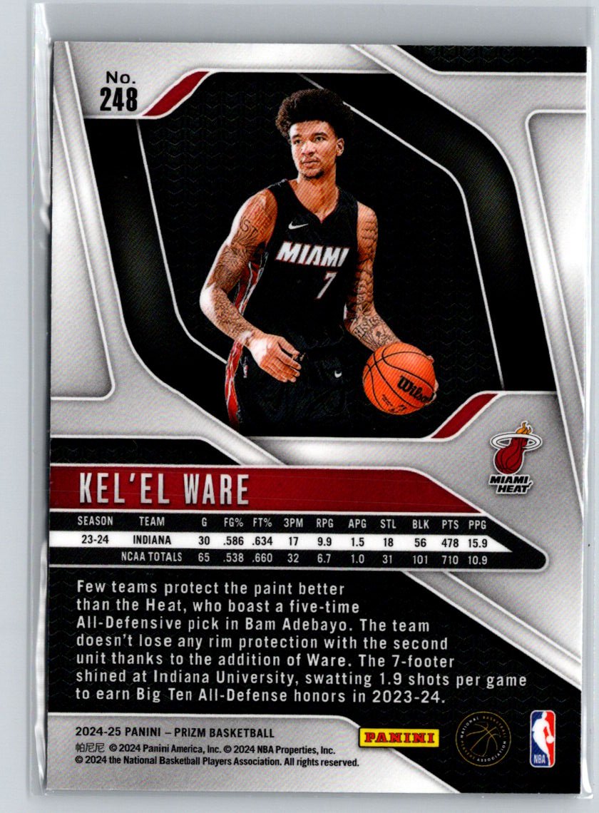 2024-25 Panini Prizm #248 Kel'el Ware Q20