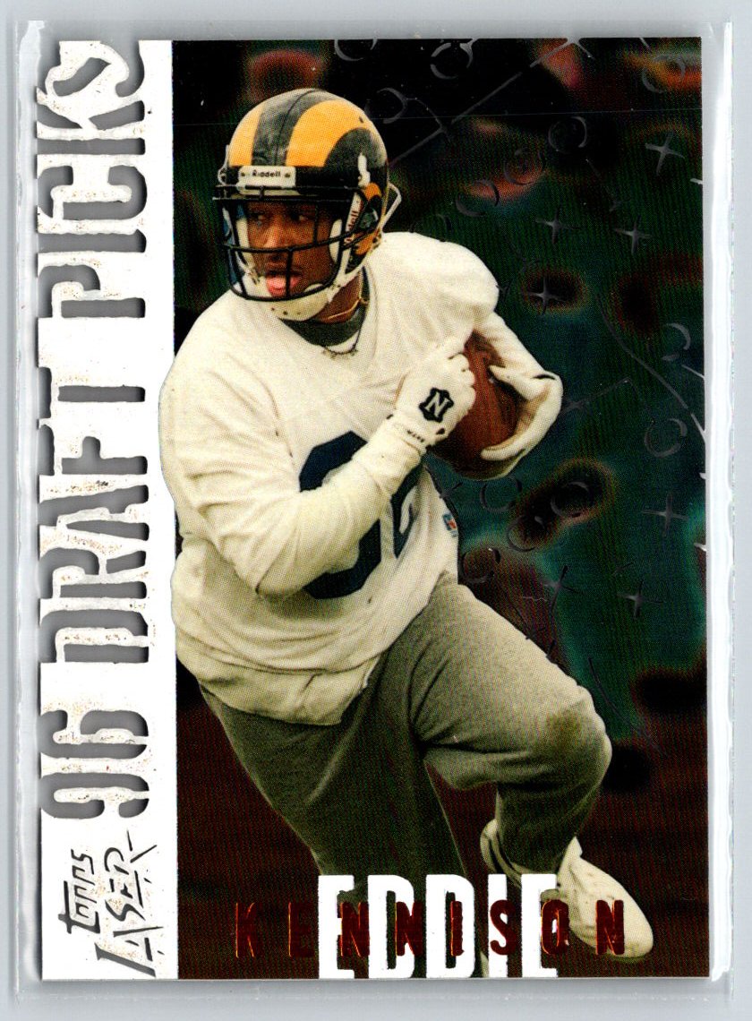 1996 Topps Laser #15 Eddie Kennison Draft Picks Q21