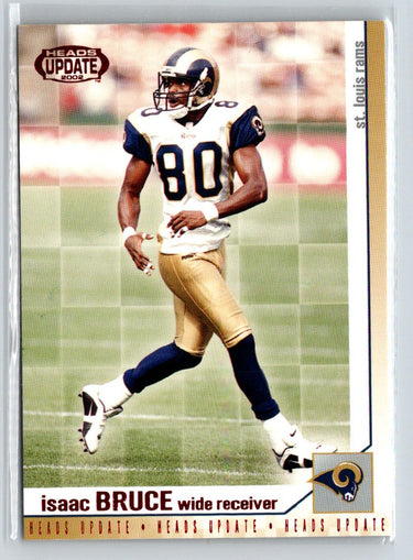 2002 Pacific Heads Update #138 Isaac Bruce Red Q21