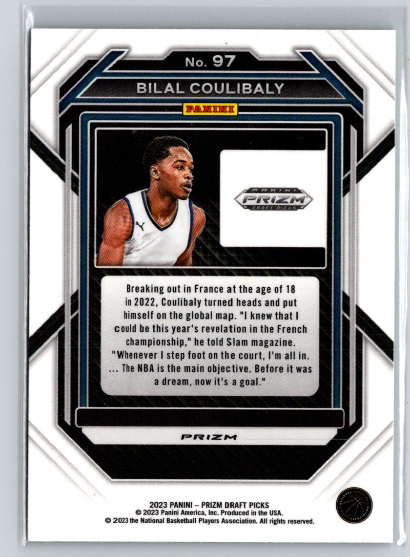 2023 Panini Prizm Draft Picks #97 Bilal Coulibaly Green Q21
