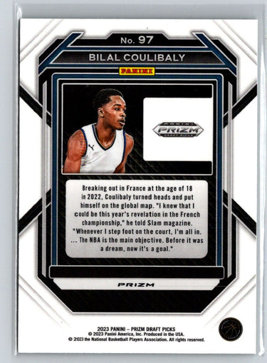 2023 Panini Prizm Draft Picks #97 Bilal Coulibaly Green Q21
