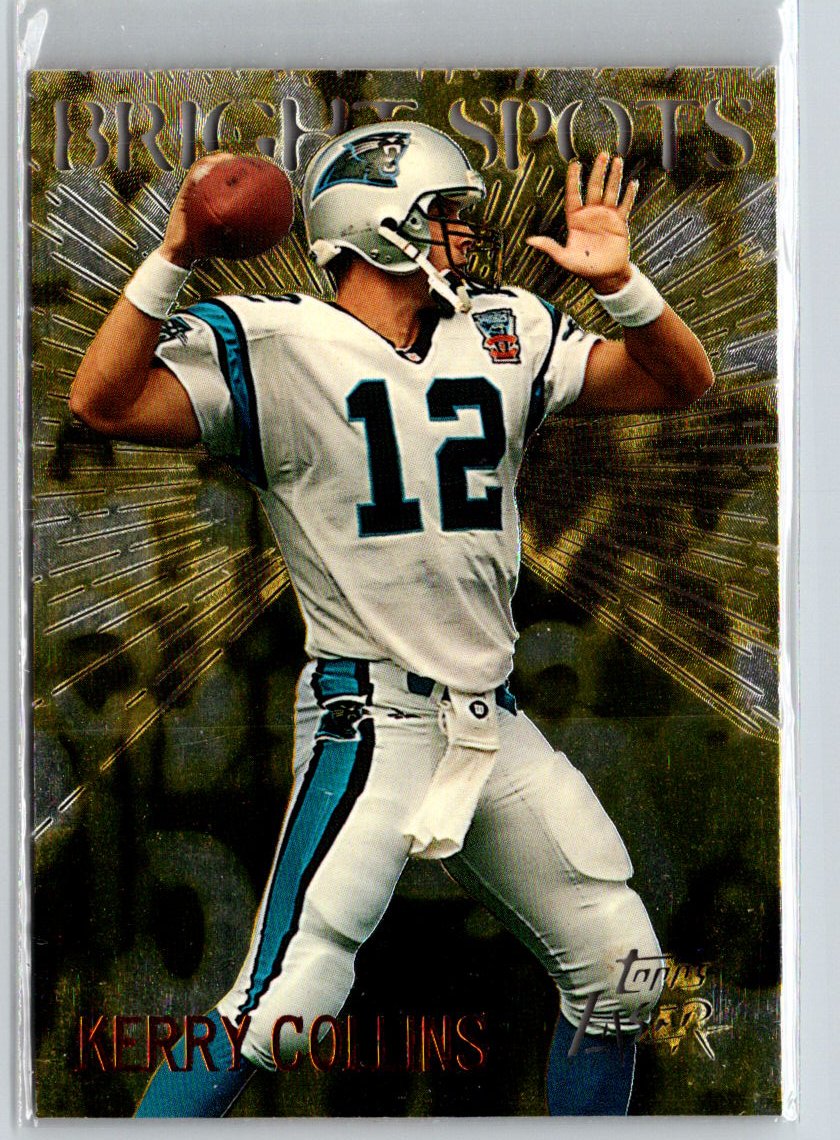 1996 Topps Laser #10 Kerry Collins Bright Spots Q21