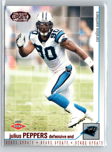 2002 Pacific Heads Update #28 Julius Peppers Red Q22