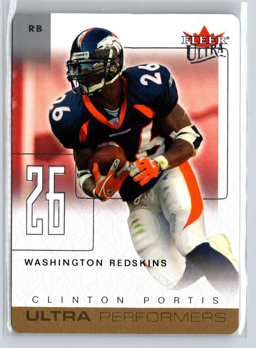 2004 Ultra #2 UP Clinton Portis Ultra Performers Q22