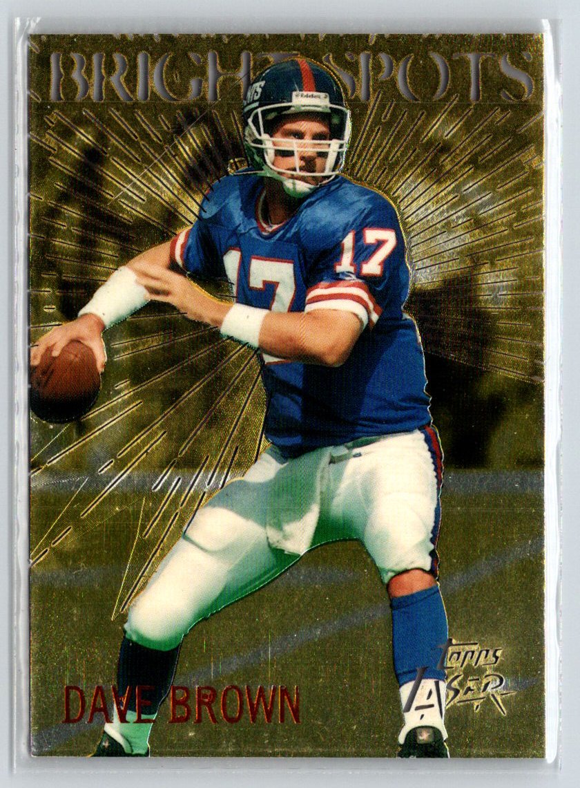 1996 Topps Laser #3 Dave Brown Bright Spots Q22