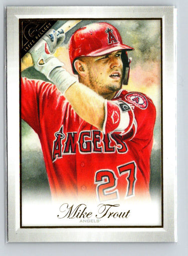 2019 Topps Gallery #105 Mike Trout Q22