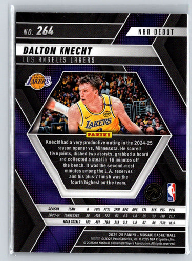 2024-25 Panini Mosaic #264 Dalton Knecht Q22