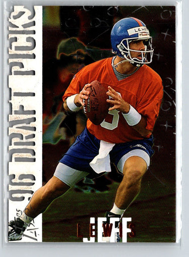 1996 Topps Laser #16 Jeff Lewis Draft Picks Q23