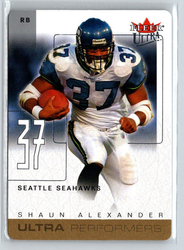 2004 Ultra #12 UP Shaun Alexander Ultra Performers Q23
