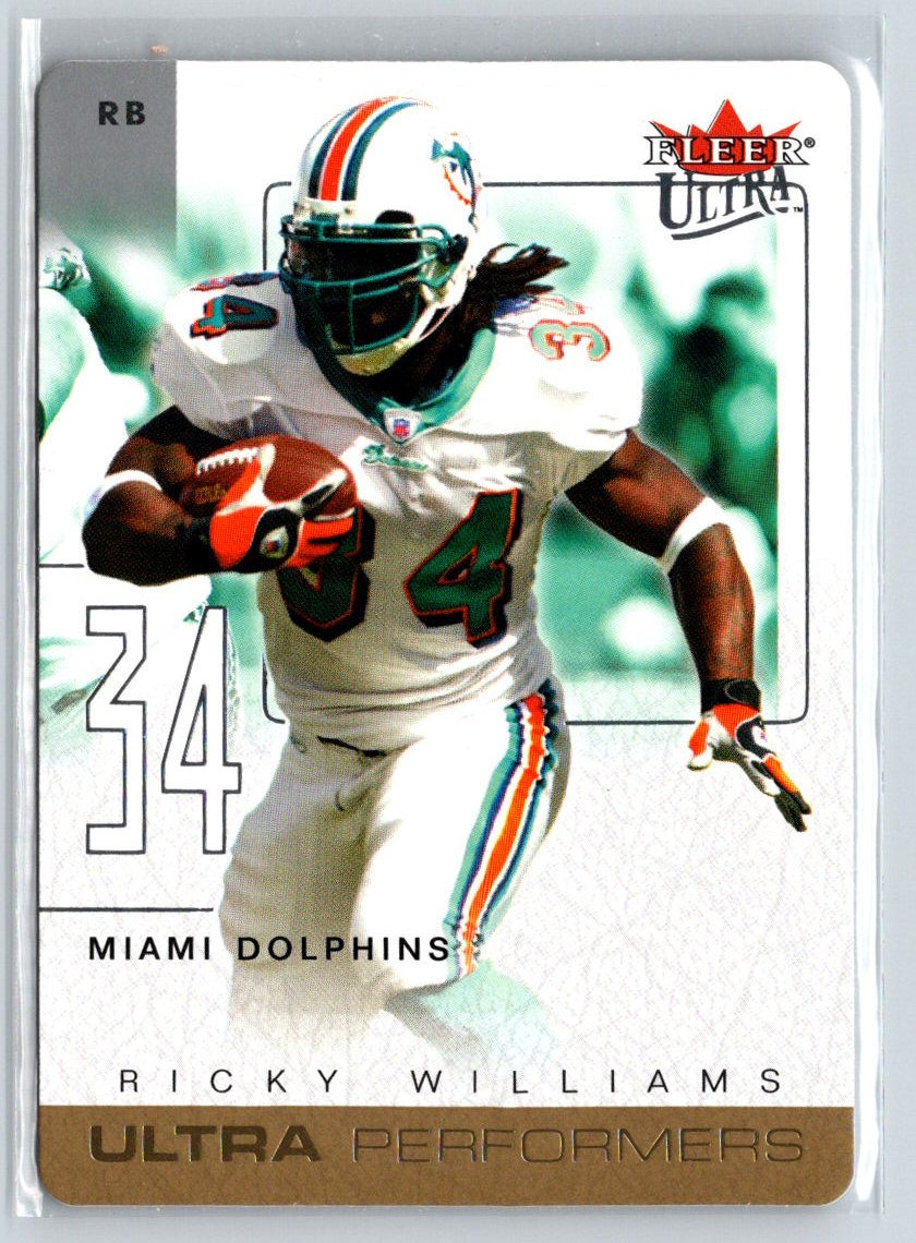 2004 Ultra #8 UP Ricky Williams Ultra Performers Q24