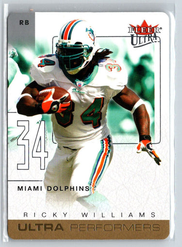 2004 Ultra #8 UP Ricky Williams Ultra Performers Q24