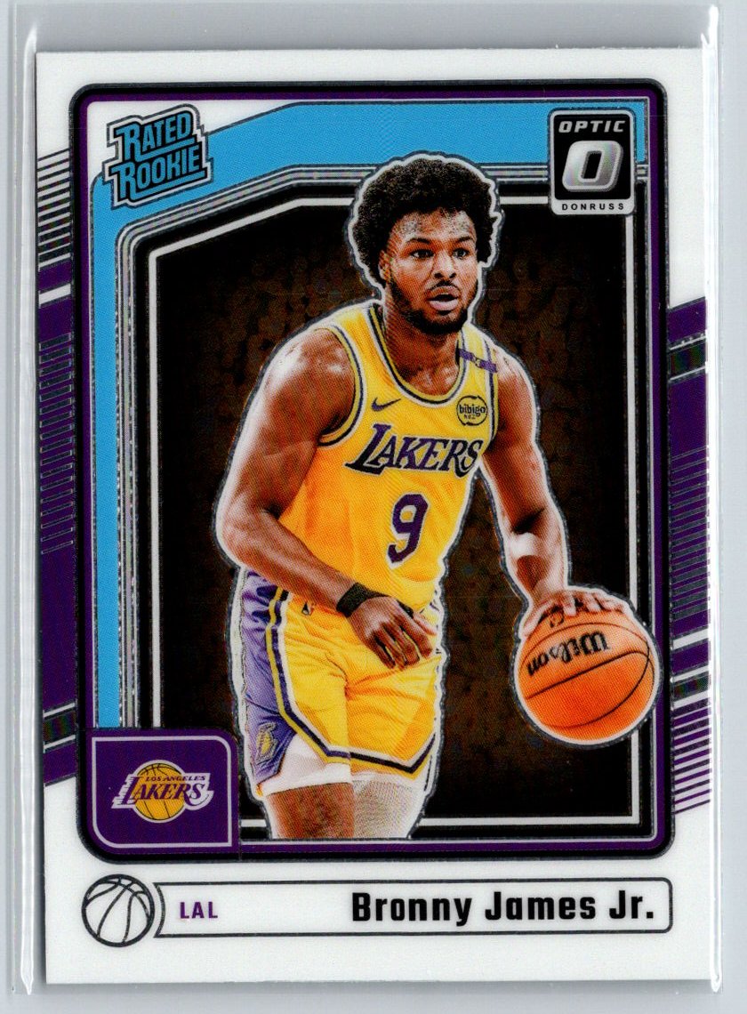 2024-25 Donruss Optic #282 Bronny James Jr. Q24
