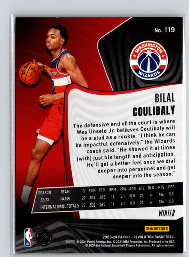 2023-24 Panini Revolution #119 Bilal Coulibaly Winter Q24