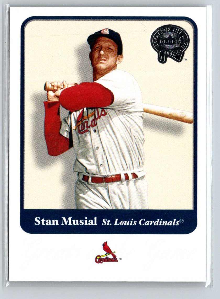 2001 Fleer Greats of the Game #109 Stan Musial Q25