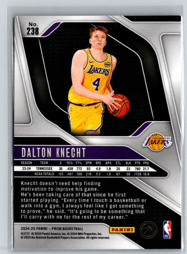 2024-25 Panini Prizm #238 Dalton Knecht Q25