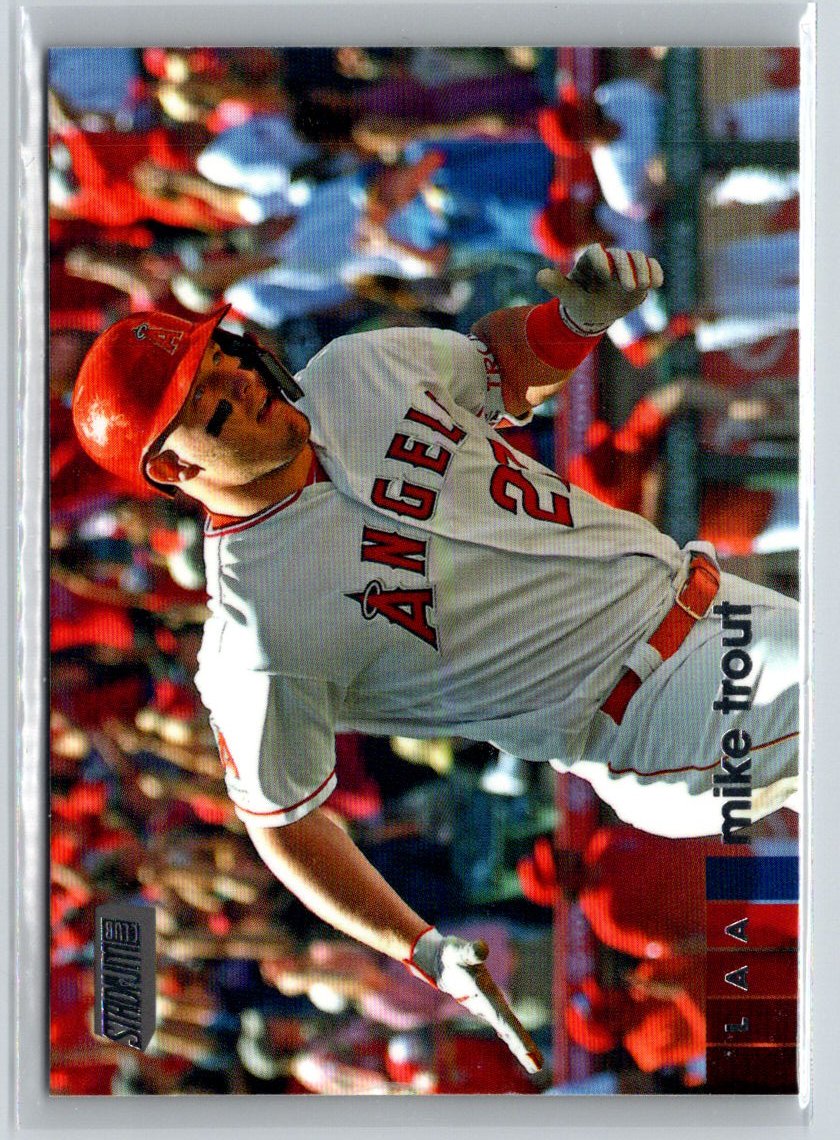 2020 Stadium Club #1 Mike Trout Red Foil Q25