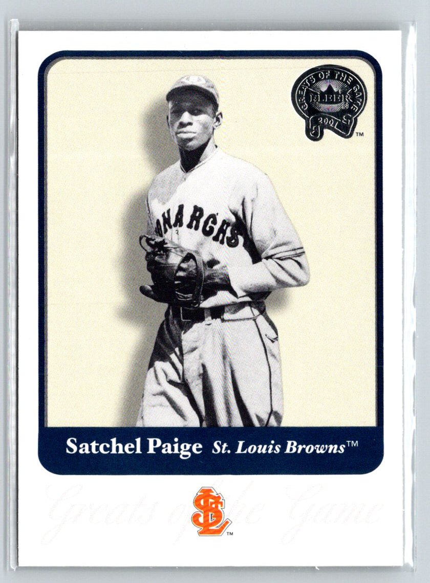 2001 Fleer Greats of the Game #42 Satchel Paige Q26