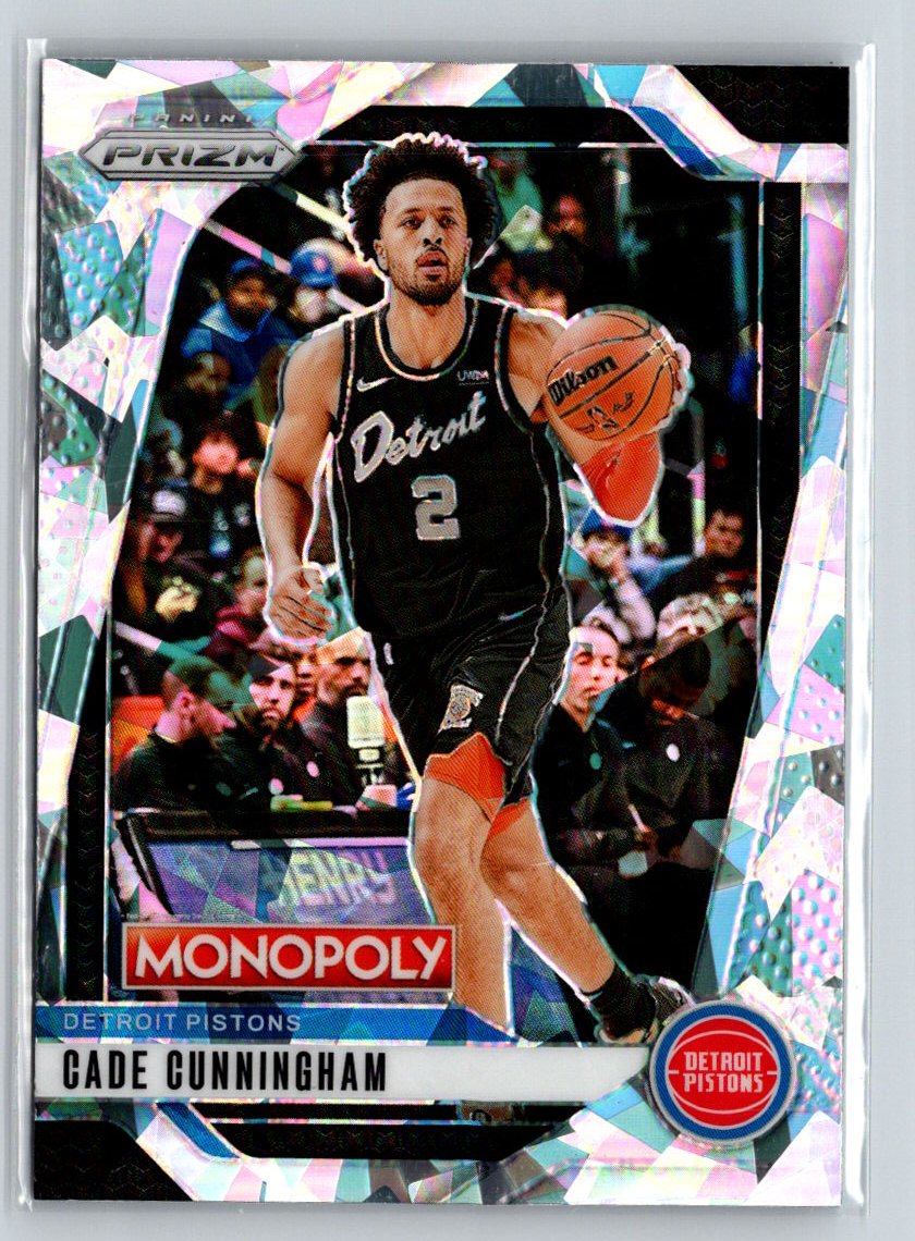 2024-25 Panini Prizm Monopoly #64 Cade Cunningham Ice Prizms Q26