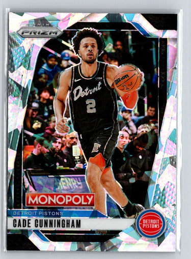 2024-25 Panini Prizm Monopoly #64 Cade Cunningham Ice Prizms Q26