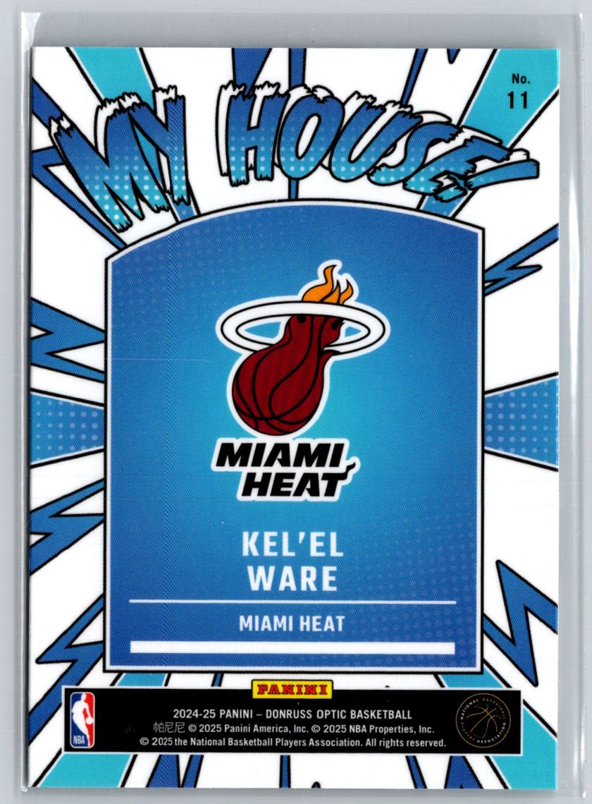 2024-25 Donruss Optic #11 Kel'el Ware My House Q26