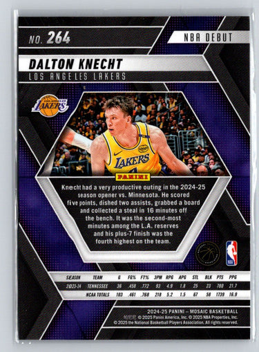 2024-25 Panini Mosaic #264 Dalton Knecht Q26