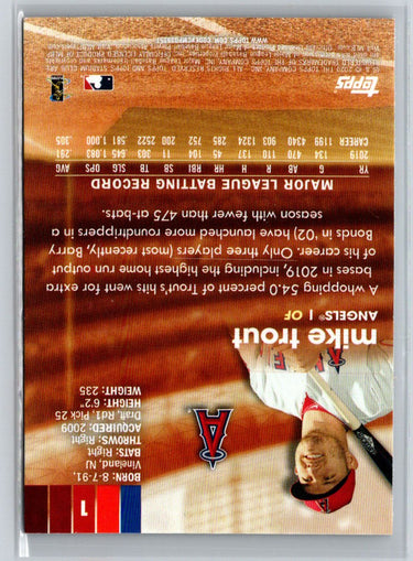 2020 Stadium Club #1 Mike Trout Q26