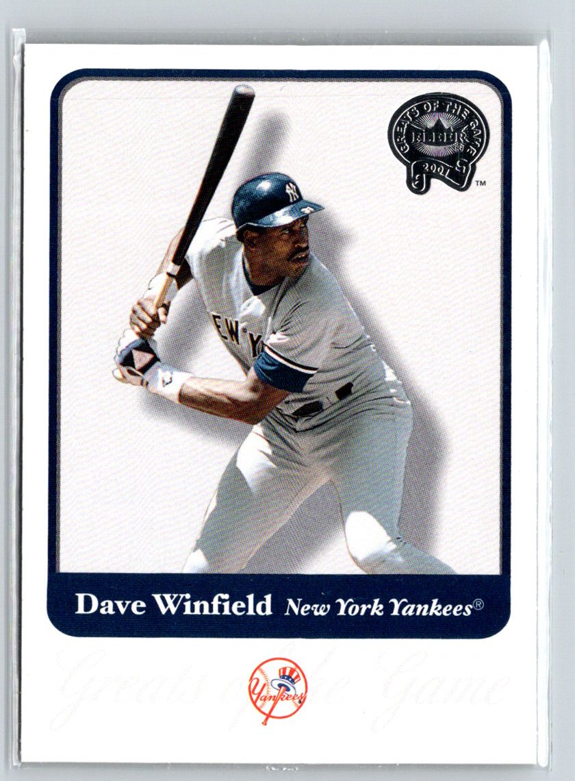 2001 Fleer Greats of the Game #12 Dave Winfield Q27