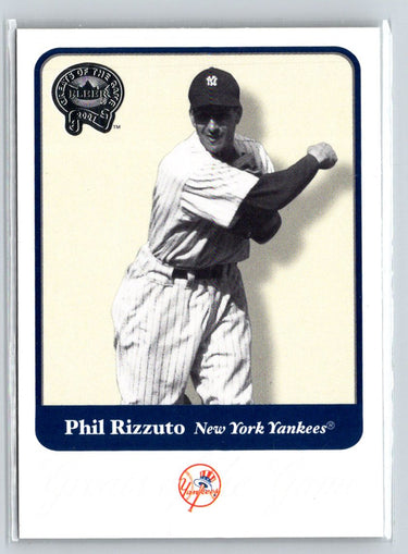 2001 Fleer Greats of the Game #44 Phil Rizzuto Q27