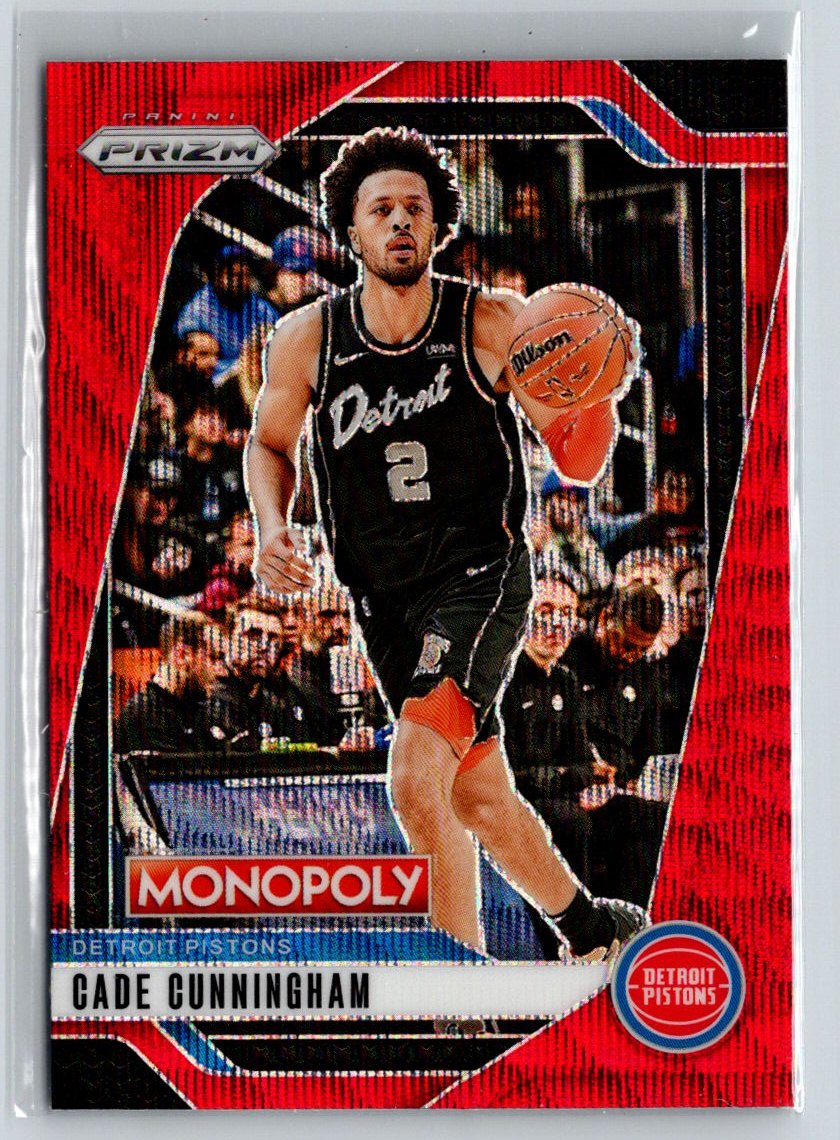 2024-25 Panini Prizm Monopoly #64 Cade Cunningham Red Prizms Q27