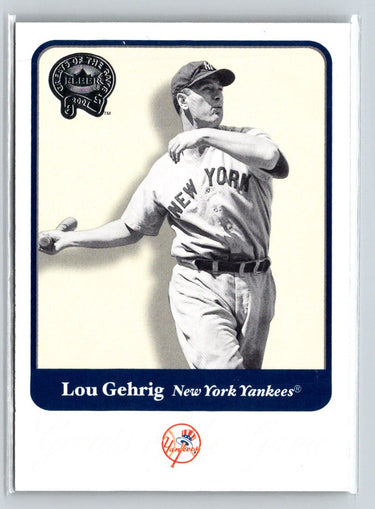 2001 Fleer Greats of the Game #54 Lou Gehrig Q28