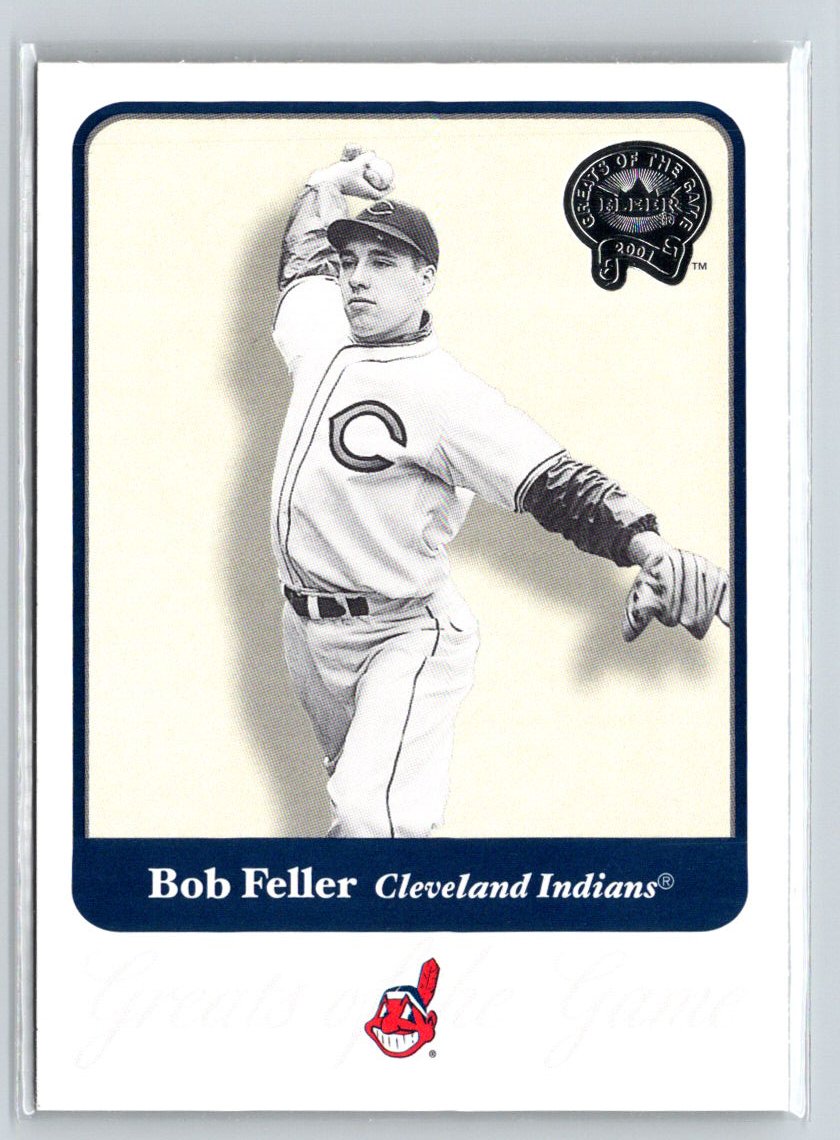 2001 Fleer Greats of the Game #31 Bob Feller Q28