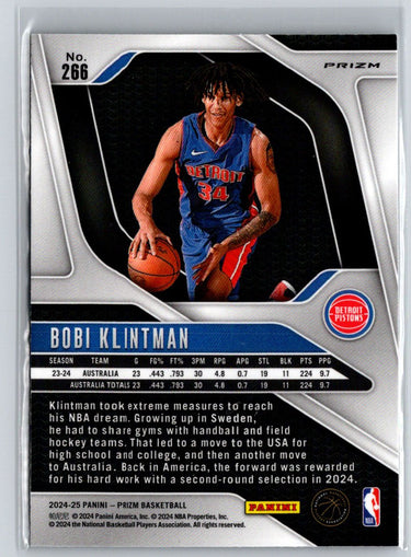 2024-25 Panini Prizm #266 Bobi Klintman Prizms Silver Q28