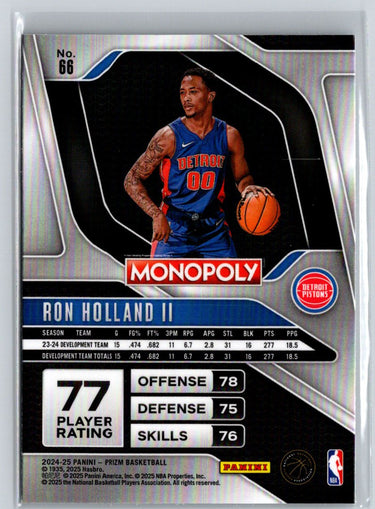2024-25 Panini Prizm Monopoly #66 Ron Holland II Q28